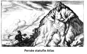 Illustration de la légende : Persée chez les gorgones