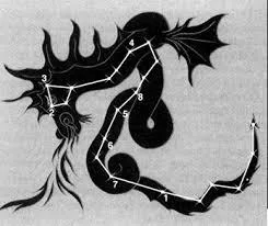 Illustration de la légende : Le Dragon, Héraclès et le Titan Atlas